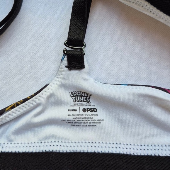 PSD LOONEY SPORT BRA COLOR MUL SIZE XS. - Picture 4 of 4